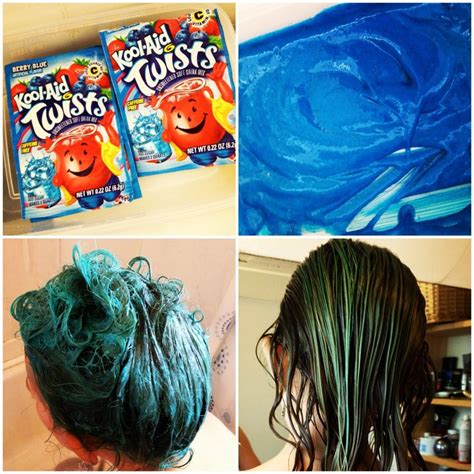 Say hello to seriously cute, colorful hair. Dye Your Hair With Kool-aid - Musely