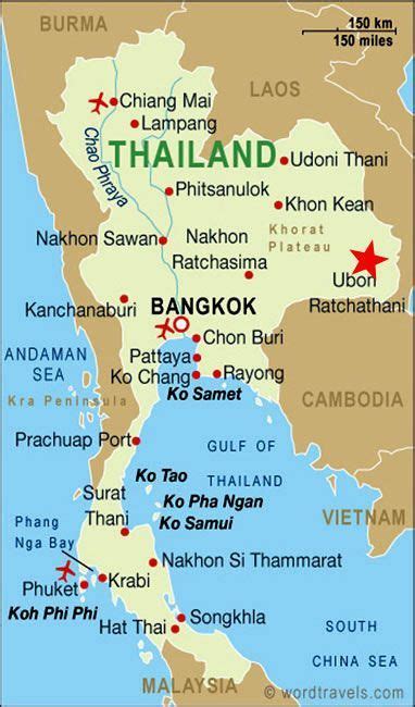 If you want to see the true culture of thailand. Thailand Karte Inseln