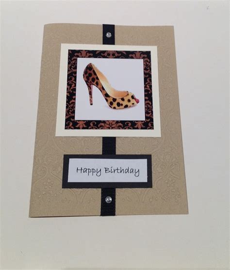 Used both in casino play and home gambling, card shoes are an easy way to hold cards for table games such as blackjack. BIRTHDAY SHOE CARDS X3 | HandcraftedByRia on Madeit
