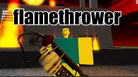 Roblox Flamethrower Neighborhood War Youtube