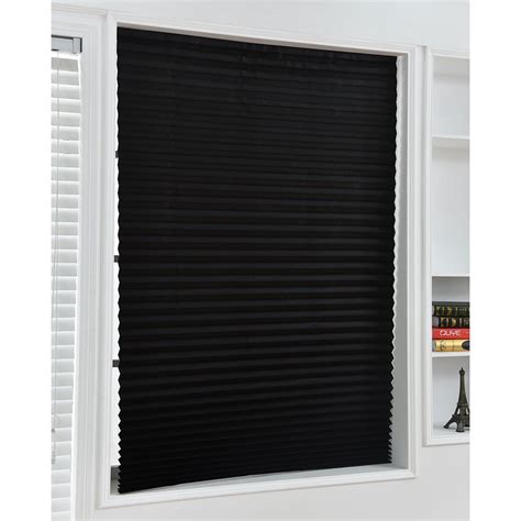 Blackout Window Curtain Cordless Pleated Light Filtering Fabric Shade