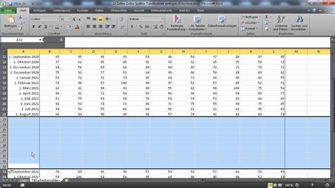 Weil sie so eine realistische prüfungssituation kreieren! Excel 13 Zellen Zeilen Spalten Tabellenblatt einfügen löschen - YouTube