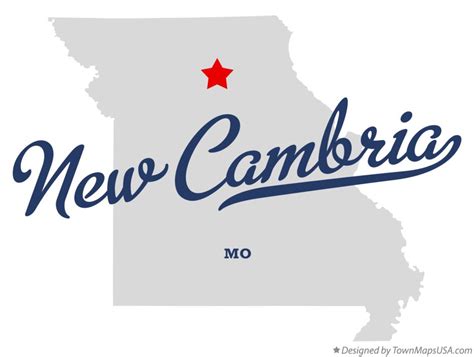 Map Of New Cambria Mo Missouri