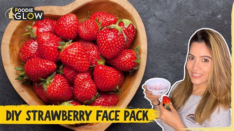 Diy Strawberry Face Mask Strawberry Face Mask For Clear Glowing