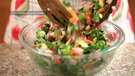 Interestingly enough, there was once a time—somewhere back in the distant '70s—when people were actually excited about cook. Fattoush Salad (Healthy Salad) recipe - YouTube