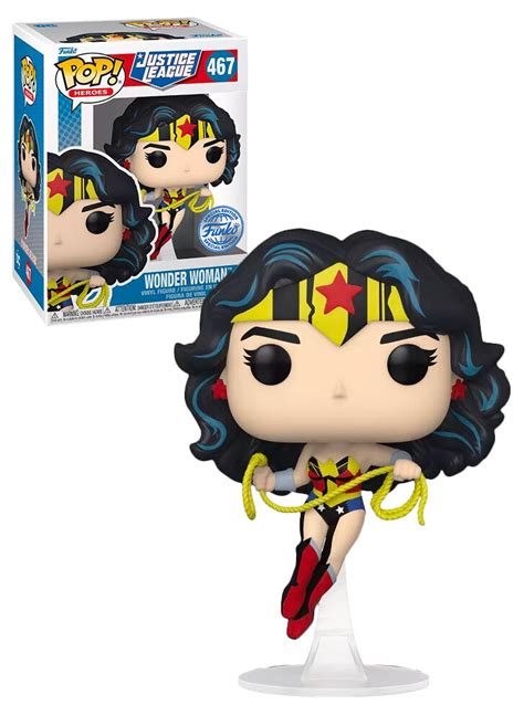 Funko Pop Heroes Justice League 467 Wonder Woman New Mint Condition