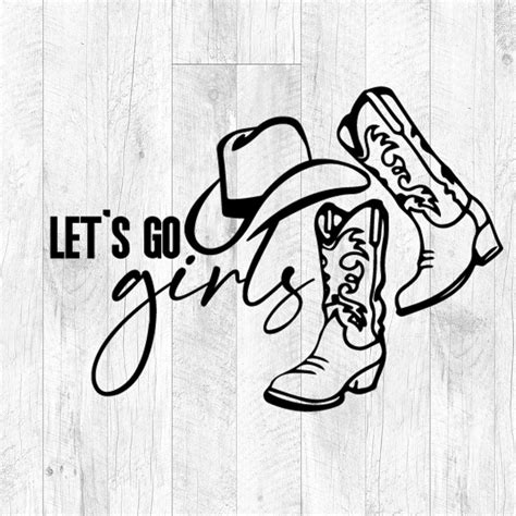 Lets Go Girls SVG PNG Etsy Canada