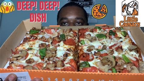 Little Caesars® Deep Deep Dish Pizza Review Youtube