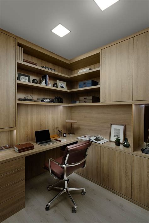 Built In Desk Study Room Small Home Office