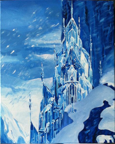 Frozen Elsas Castle By Nightsevera On Deviantart