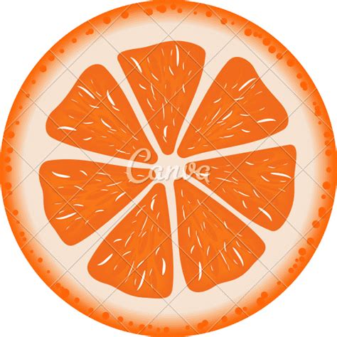 Slice Of Grapefruit 素材 Canva可画