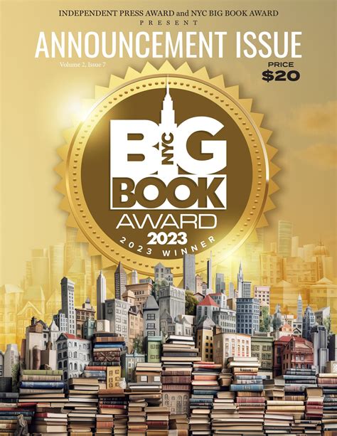 Nyc Big Book Award 2023 Announcement By Independent Press Award Spring