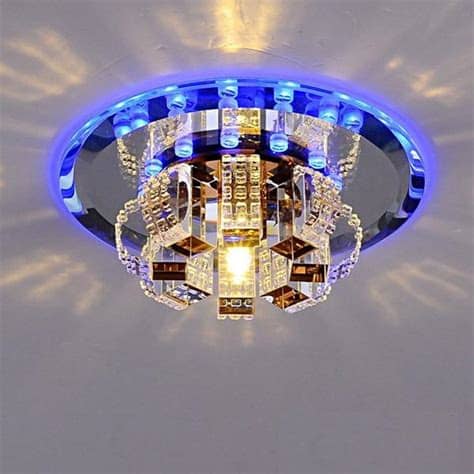 Going for something with an. 3w modern led crystal ceiling light pendant lamp fixture ...