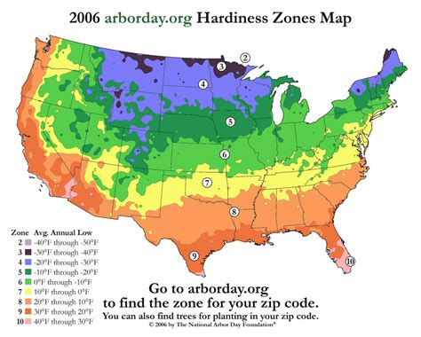 Map Of Planting Zones In United States Printable Map