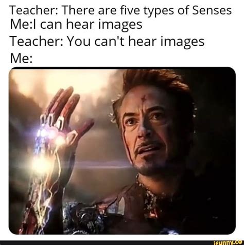 Teacher There Are Five Types Of Senses Mezl Can Hear Images Teacher