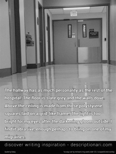 Hospital Quotes And Descriptions To Inspire Creative Writing Creative