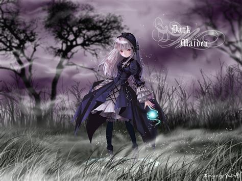 Dark Anime Girl Wallpaper Wallpapersafari