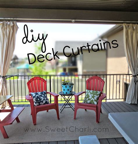 Diy Outdoor Curtains From Dropcloth Sweet Charli