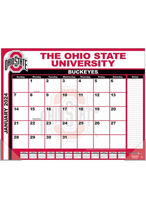 Ohio State Buckeyes 20230 Desk Calendar