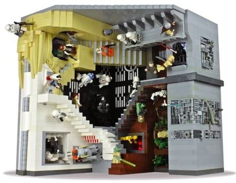Mc Eschers Relativity Recreated In Star Wars Lego Lego Diorama Mc