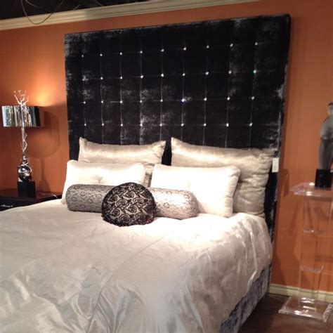 Beautiful Headboard And Bed Tufted With Crystals Headboard Tufted