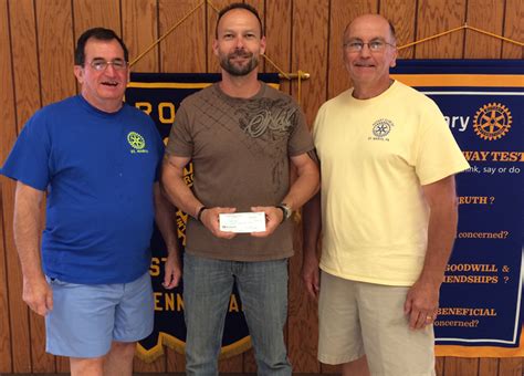 Rotary Welcomes Todd Parisi Rotary Club Of St Marys Pa