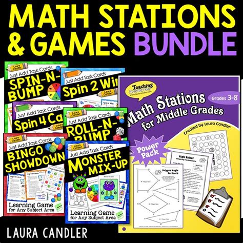 Math Stations Games Laura Candler