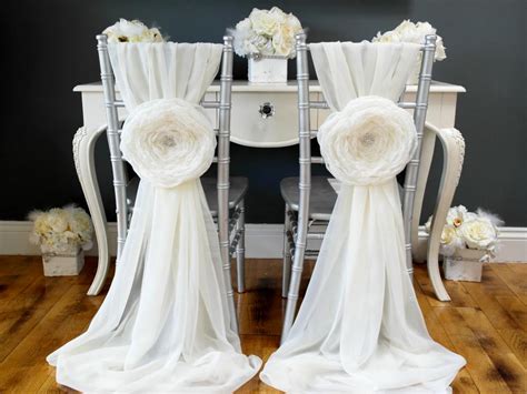 Wedding chair signs are a fun option for making the bride and groom's seats stand out whether they are mixed in with guests or alone at a sweetheart today we've picked 10 of our favorite bride and groom wedding chair sign options. 16 Chair-Back Decor Ideas for Your Wedding | DIY