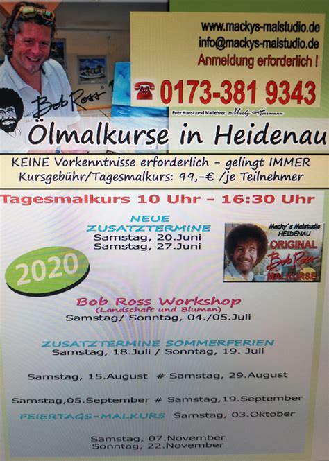 The logo is a picture of bob with that hair, so he could never get. Macky's Malstudio - Malen wie Bob Ross® - the Joy of Painting®