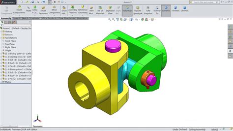 Solidworks Tutorial Design And Assembly Of Universal Joint In