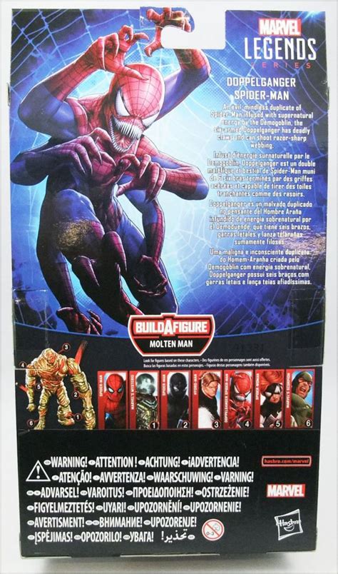 Marvel Legends Doppelganger Spider Man Series Hasbro Molten Man