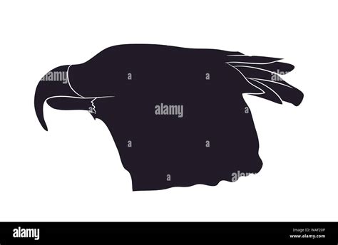 Eagle Face Silhouette Hi Res Stock Photography And Images Alamy