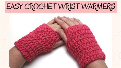 Easy Crochet Wrist Warmer Crochet Gloves Youtube Crochet Wrist