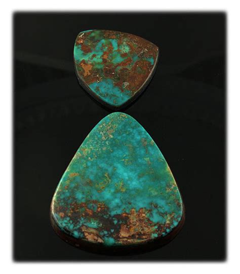 Pilot Mountain Turquoise Cabochons By Durango Silver Company