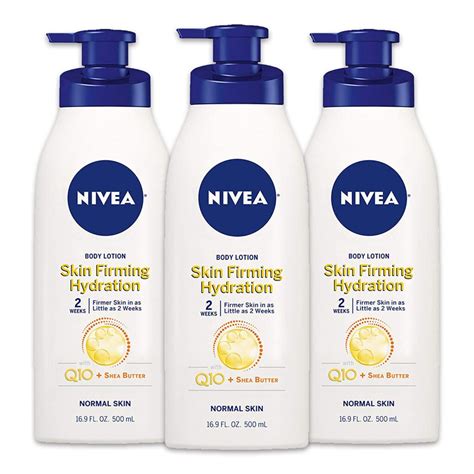 Nivea Skin Firming Hydrating Body Lotion 169 Fl Oz Pack Of 3