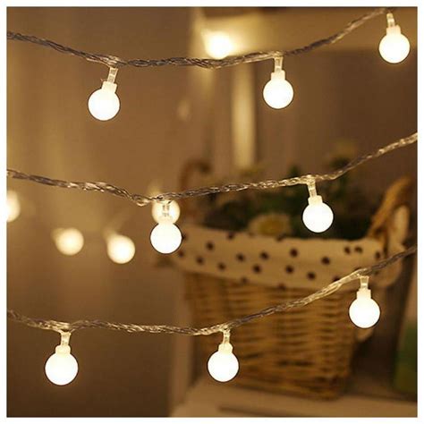 Hulklife String Lights Battery Operated Outdoor Fairy Lights 40 Leds