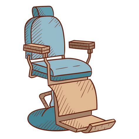 Barbershop Chair Illustration Transparent Png And Svg Vector File