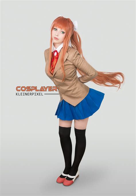 Just Monika Cosplay Doki Doki Literature Club Ddlc Cosplay Anime