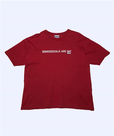 Vintage Porn Star Vintage Homosexuals Are Gay Red Boxy Fit Tshirt Grailed