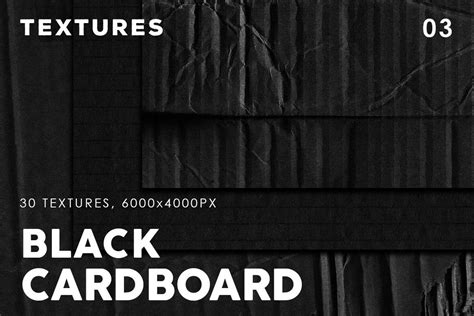 Black Cardboard Textures 3 Deeezy