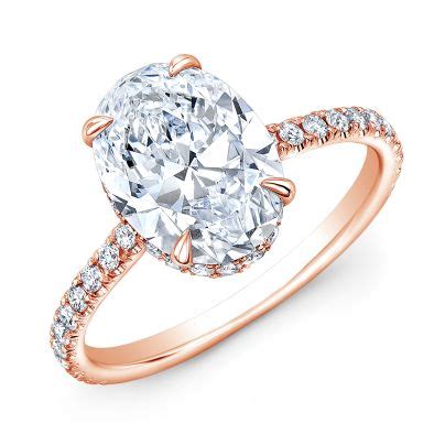 Vintage Rose Gold Engagement Rings Diamond Mansion