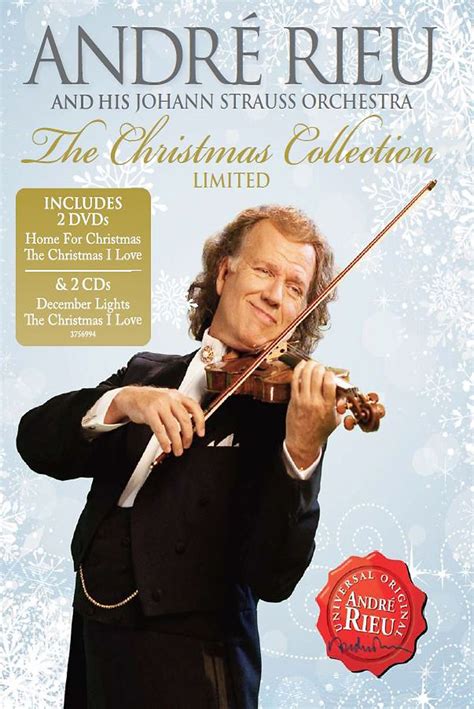 André Rieu · Christmas Collection Dvdcd 2dvd2cd Edition Region 1 Canada Og Usa Region