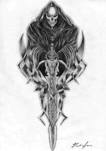 Free Grim Reaper Tattoo Designs Grim Reaper Tattoo Design Picture