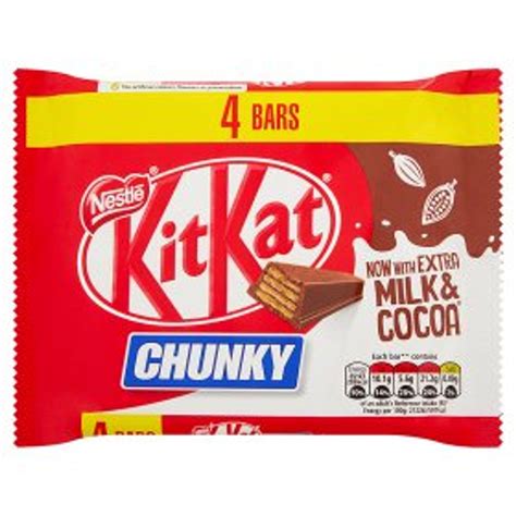 Nestle Kitkat Chunky Chocolate Bar 4x40g Caletoni International Grocer