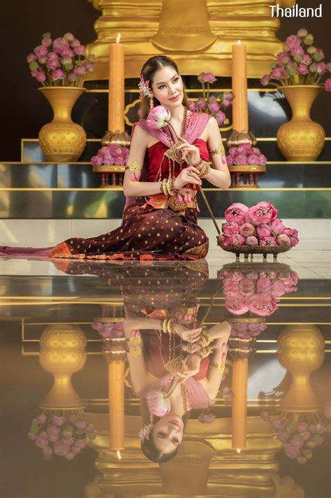 The 2nd Runner Up Miss Universe Thailand 2020 Polfah Punika In The Thai Traditional Costume Of