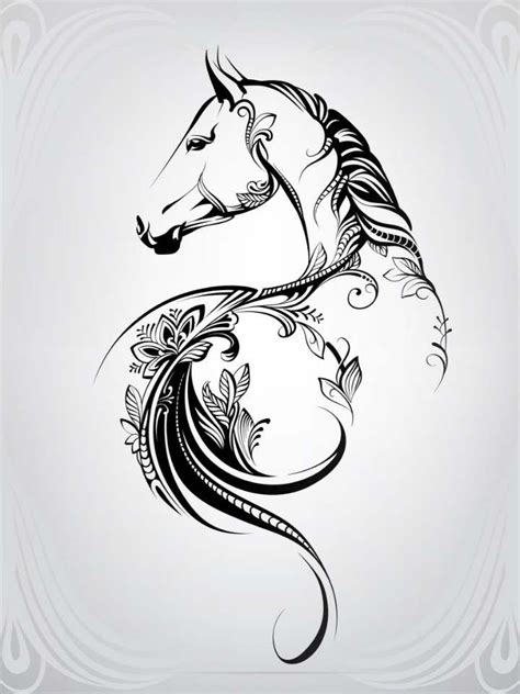 Pin By Kim Hoffman On Cricut Horse Tattoo Horse Tattoo Design Horse