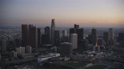 5k Stock Footage Aerial Video Of Downtown Los Angeles