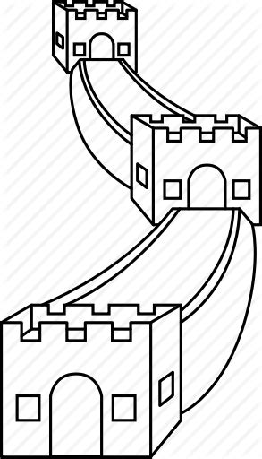 Great Wall Of China Coloring Pages