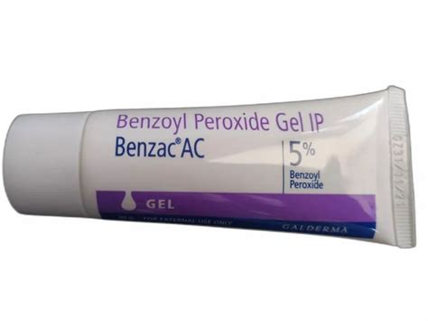 Benzac Ac Benzoyl Peroxide Gel Ip For Acne Packaging Size 30g At Rs