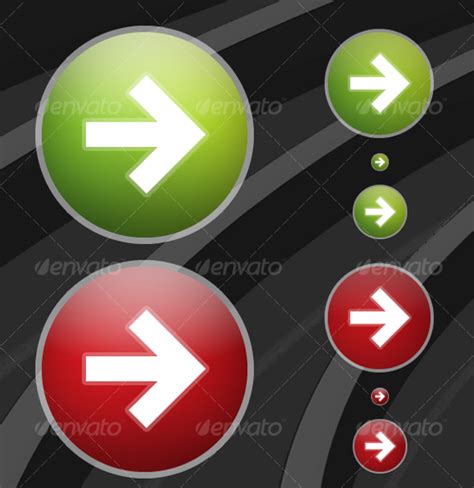Free 23 Arrow Buttons In Psd Vector Eps